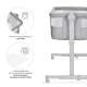 Polohovatelná dětská postýlka Nestee Up2 Full Light Grey Kinderkraft KLNEE002LGRF000