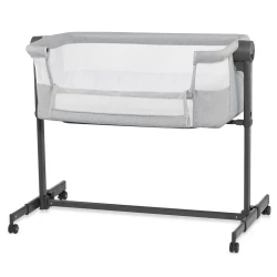 Polohovatelná dětská postýlka Nestee Up2 Light Grey