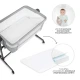 Polohovatelná dětská postýlka Nestee Up2 Light Grey Kinderkraft KLNEE002LGR0000