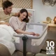 Polohovatelná dětská postýlka Nestee Up2 Light Grey Kinderkraft KLNEE002LGR0000
