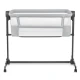 Polohovatelná dětská postýlka Nestee Up2 Light Grey Kinderkraft KLNEE002LGR0000