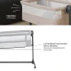 Polohovatelná dětská postýlka Nestee Up2 Light Grey Kinderkraft KLNEE002LGR0000