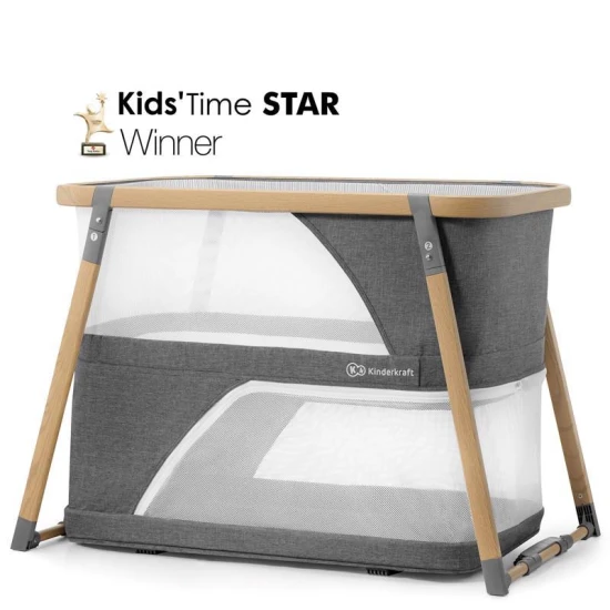 Multifunkční postýlka 4v1 Sofi Gray Kinderkraft KKLSOFIGRY0000