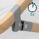 Multifunkční postýlka 4v1 Sofi Gray Kinderkraft KKLSOFIGRY0000