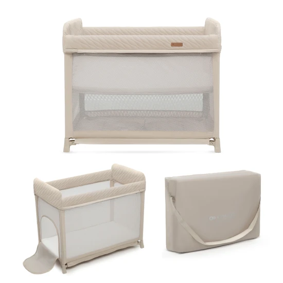 SELECT Cestovní postýlka Moon Dream Beige Kinderkraft KLMODR00BEG3000