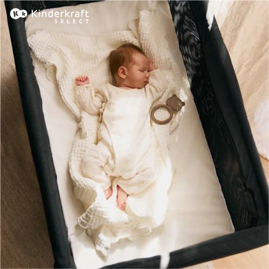 SELECT Cestovní postýlka Moon Dream Beige Kinderkraft KLMODR00BEG3000