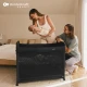 SELECT Cestovní postýlka Moon Dream Black Kinderkraft KLMODR00BLK3000