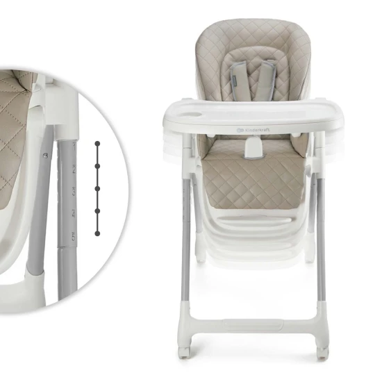 Jídelní židlička 3v1 Tulo Beige Jídelní židlička 3v1 Tulo Beige Kinderkraft KHTULO00BEG0000
