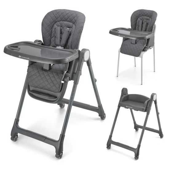 Jídelní židlička 3v1 Tulo Grey Jídelní židlička 3v1 Tulo Grey Kinderkraft KHTULO00GRY0000