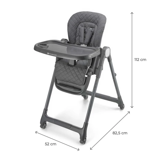 Jídelní židlička 3v1 Tulo Grey Jídelní židlička 3v1 Tulo Grey Kinderkraft KHTULO00GRY0000