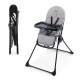 Jídelní židlička Binci Grey Kinderkraft KHBINC00GRY0000