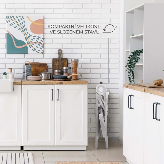 Jídelní židlička Binci Light Grey Kinderkraft KHBINC00LGR0000
