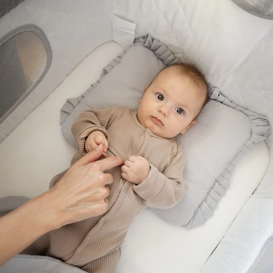 Jídelní židlička Dinnly 2v1 Grey Kinderkraft KHDINN00LGR0000