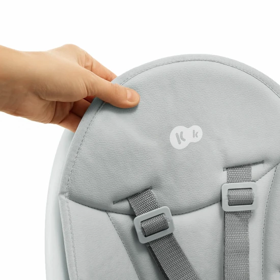 Jídelní židlička Dinnly 2v1 Grey Kinderkraft KHDINN00LGR0000