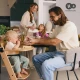Jídelní židlička Enock Black Kinderkraft KHENOC00BLK0000
