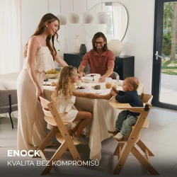 Jídelní židlička Enock Black