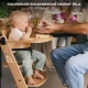Jídelní židlička Enock Black Kinderkraft KHENOC00BLK0000