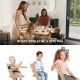 Jídelní židlička Enock Black Kinderkraft KHENOC00BLK0000