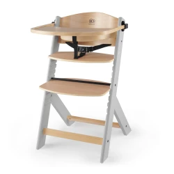 Jídelní židlička Enock Grey wooden, Premium