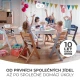 Jídelní židlička Enock Grey wooden, Premium Kinderkraft KKKENOCGRY0000