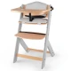 Jídelní židlička Enock s čalouněním Grey wooden, Premium Kinderkraft KHENOC0PGRY0000
