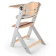 Jídelní židlička Enock s čalouněním Grey wooden, Premium Kinderkraft KHENOC0PGRY0000