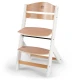 Jídelní židlička Enock s čalouněním White wooden, Premium Kinderkraft KHENOC0PWHT0000
