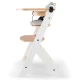 Jídelní židlička Enock s čalouněním White wooden, Premium Kinderkraft KHENOC0PWHT0000