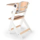 Jídelní židlička Enock s čalouněním White wooden, Premium Kinderkraft KHENOC0PWHT0000