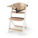 Jídelní židlička Enock White wooden, Premium Kinderkraft KKKENOCWHT0000