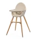 Jídelní židlička FINI2 Beige Kinderkraft KHFINI02BEG0000