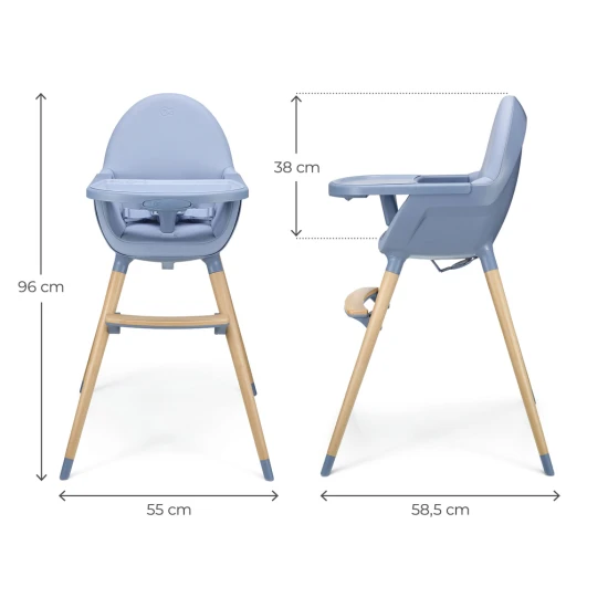 Jídelní židlička FINI2 Nordic Breeze Kinderkraft KHFINI02NOR0000