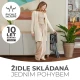 Jídelní židlička Foldee Grey Kinderkraft KHFOLD00GRY0000