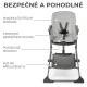 Jídelní židlička Foldee Grey Kinderkraft KHFOLD00GRY0000
