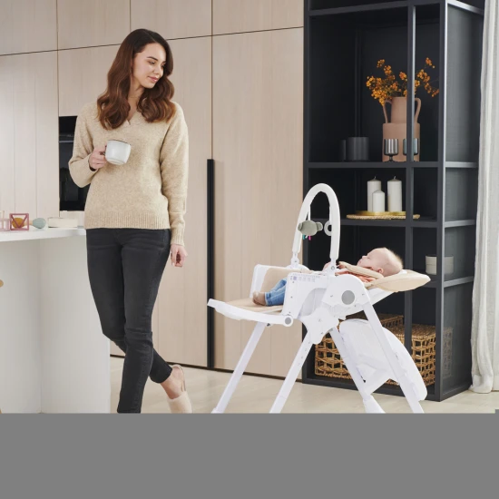 Jídelní židlička Tummie grey Kinderkraft KHTUMM00GRY0000