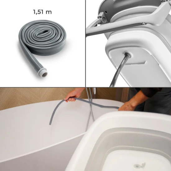 Přebalovací stolek s vaničkou Bubbly Grey Kinderkraft KABUBB00GRY0000