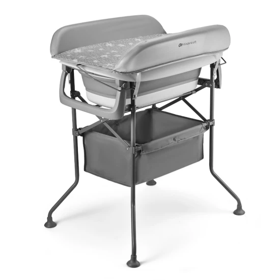 Přebalovací stolek s vaničkou Bubbly Grey Kinderkraft KABUBB00GRY0000