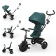 Tříkolka Aston 2 Plus Green, 9m+ Kinderkraft KRASTO02GREPL00