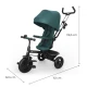 Tříkolka Aston 2 Plus Green, 9m+ Kinderkraft KRASTO02GREPL00