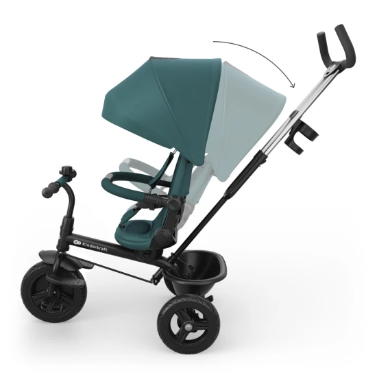 Tříkolka Aston 2 Plus Green, 9m+ Kinderkraft KRASTO02GREPL00