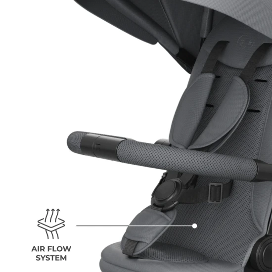 Tříkolka Aston 2 Plus Grey, 9m+ Kinderkraft KRASTO02GRYPL00