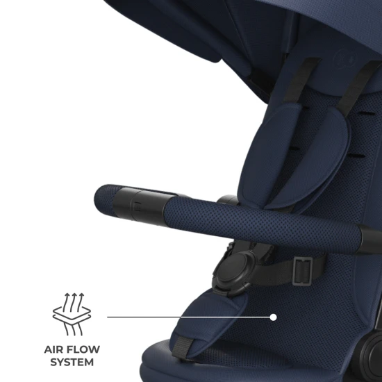 Tříkolka Aston 2 Plus Navy, 9m+ Kinderkraft KRASTO02NAVPL00
