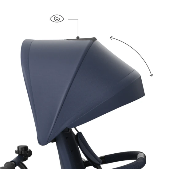 Tříkolka Aston 2 Plus Navy, 9m+ Kinderkraft KRASTO02NAVPL00