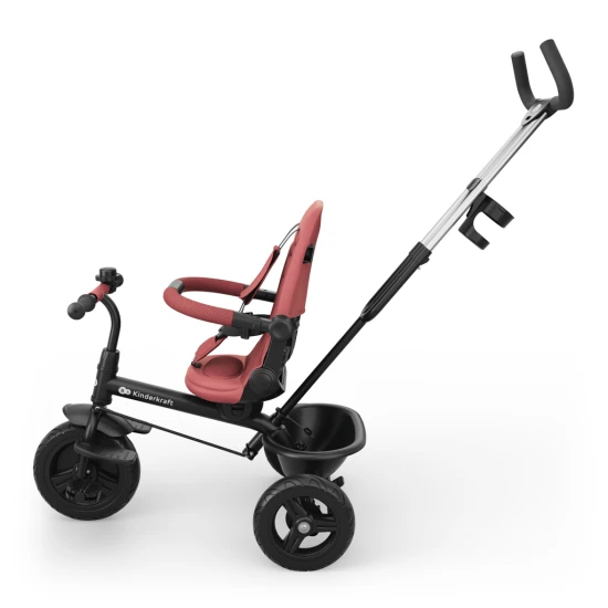 Tříkolka Aston 2 Plus Pink, 9m+ Kinderkraft KRASTO02PNKPL00