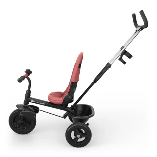 Tříkolka Aston 2 Plus Pink, 9m+ Kinderkraft KRASTO02PNKPL00