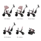 Tříkolka Aveo 2 Plus Pink Kinderkraft KRAVEO02PNK0000