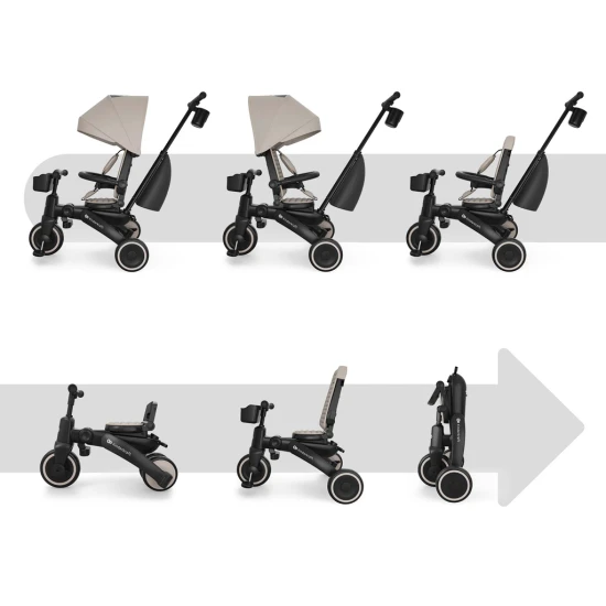 Tříkolka Jazz 3 Beige, 9m+ Kinderkraft KRJAZZ03BEG0000