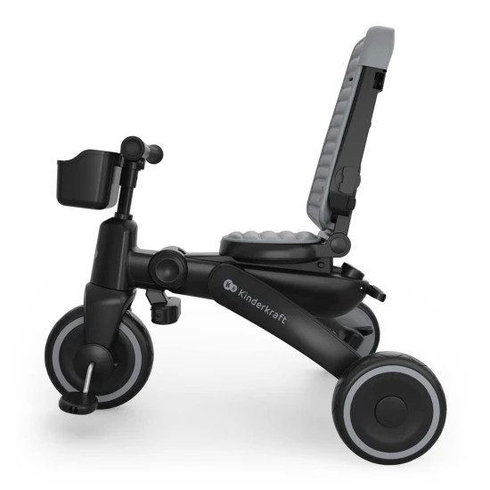 Tříkolka Jazz 3 Grey, 9m+ Kinderkraft KRJAZZ03GRY0000