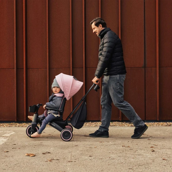Tříkolka Jazz 3 Grey, 9m+ Kinderkraft KRJAZZ03GRY0000