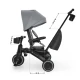 Tříkolka Jazz 3 Grey, 9m+ Kinderkraft KRJAZZ03GRY0000